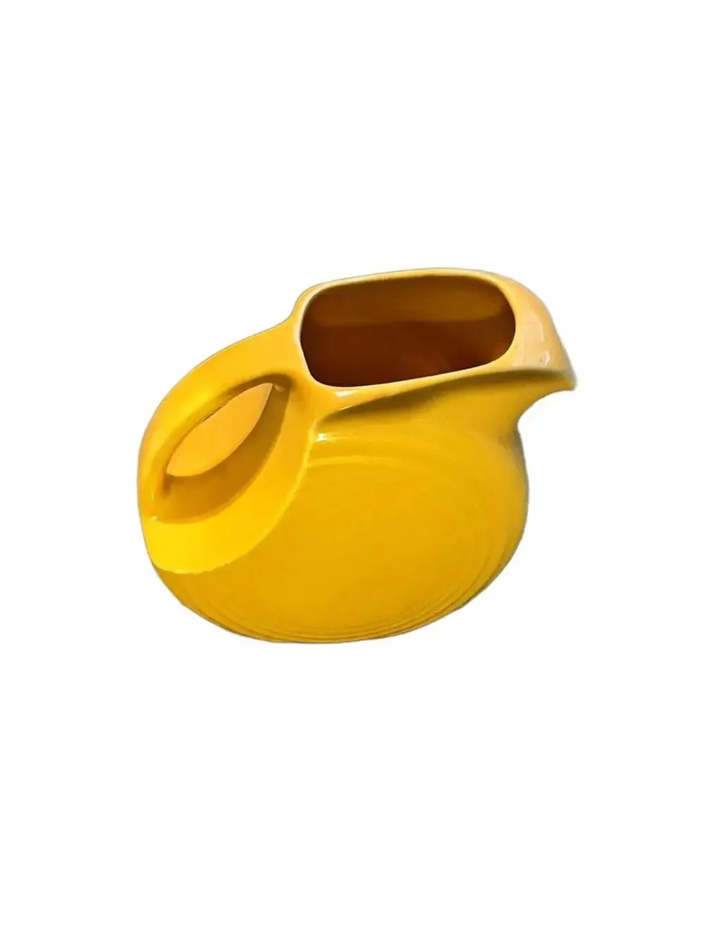 Vintage Homer Laughlin Fiesta Ware Sunflower Yellow Juice Water Pitcher 28 Oz